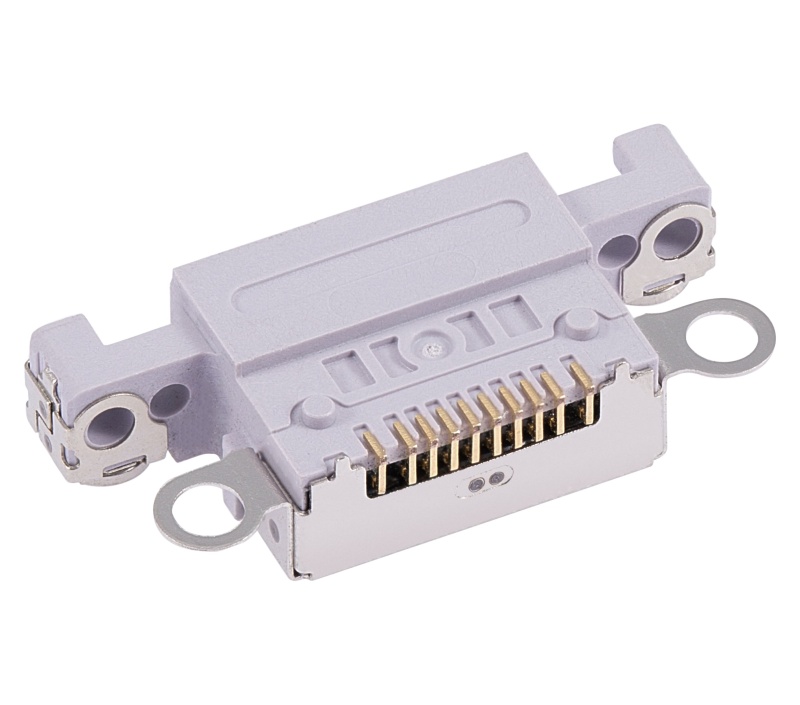 Charging Port Only Compatible For iPhone 14 / 14 Plus (Purple) (10 Pack)