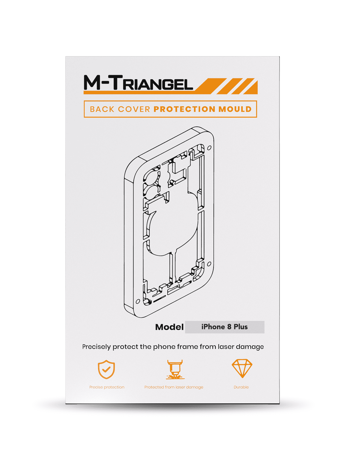 Laser Machine Protection Mold Compatible For iPhone 8 Plus (M-Triangel)