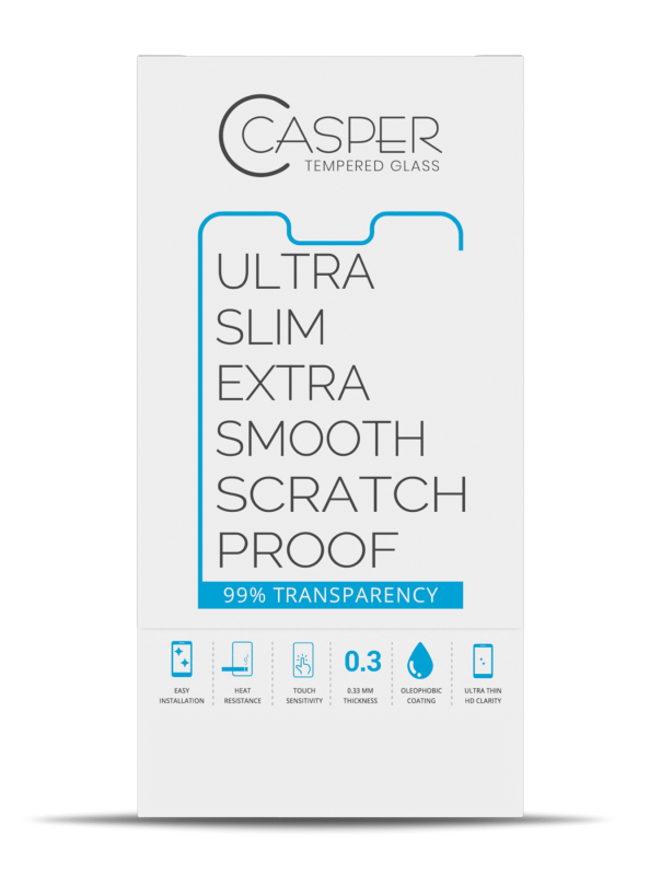 Casper Tempered Glass Compatible For iPhone 13 Mini (100 Pack) (Clear)