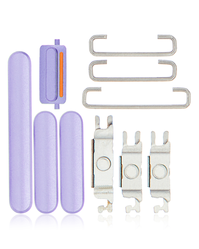 Hard Buttons (Power / Volume / Switch) Compatible For iPhone 11 (Purple)