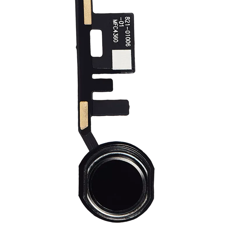 Home Button Flex Cable Compatible For iPad 5 (2017) / iPad 6 (2018) (Aftermarket Plus) (Black)