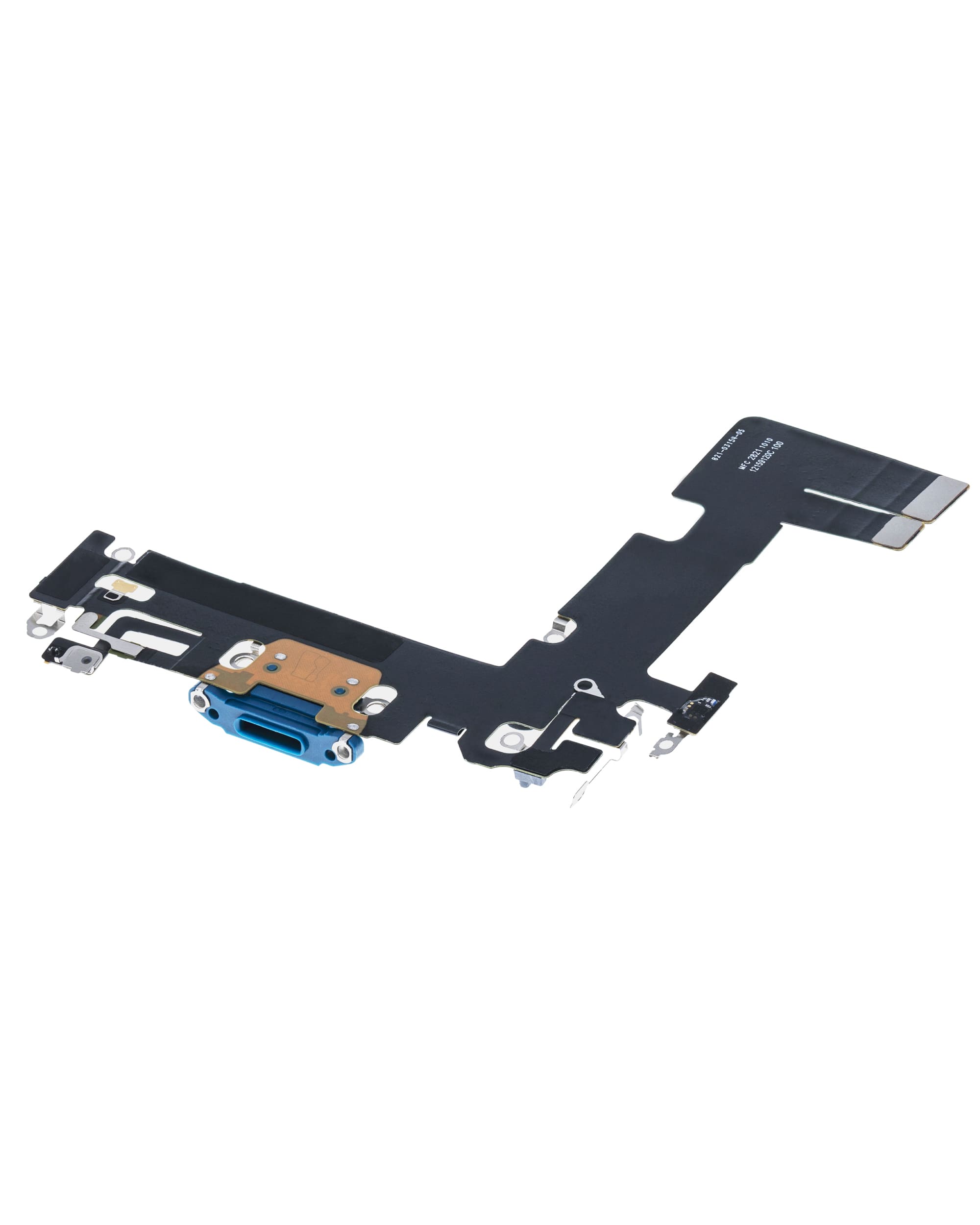 Charging Port Flex Cable Compatible For iPhone 13 (Premium) (Blue)