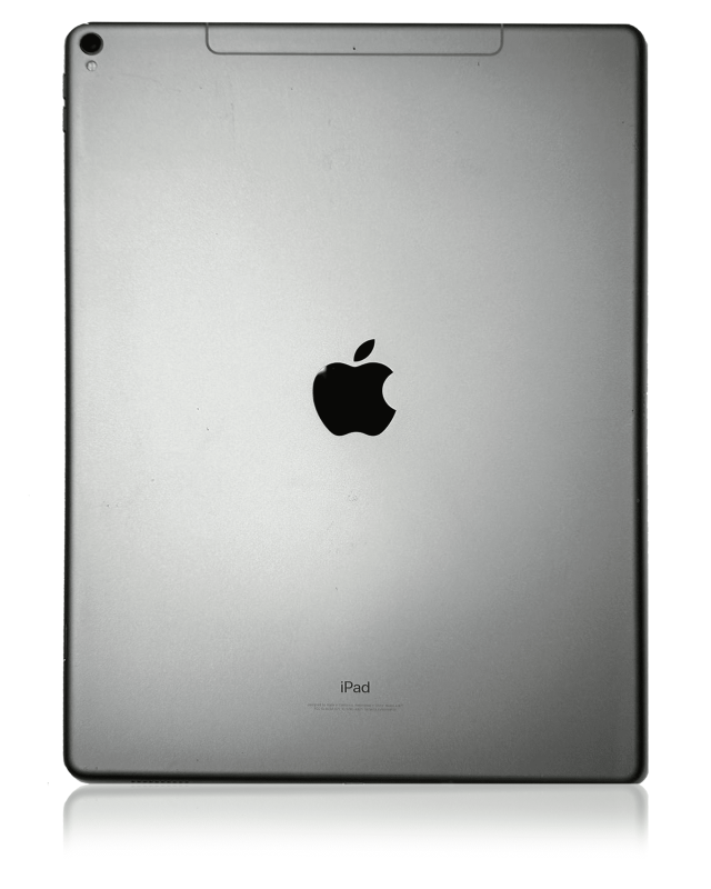 Back Housing W/ Small Components Pre-Installed Compatible For iPad Pro 12.9 2nd Gen (WIFI cellular) (Used OEM Pull: Grade C) (Space Gray)