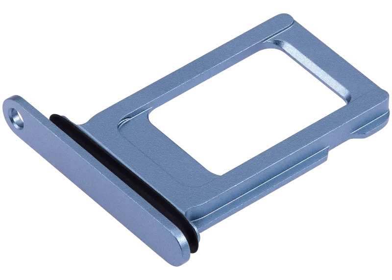 Single Sim Card Tray Compatible For iPhone 14 / 14 Plus (Blue)
