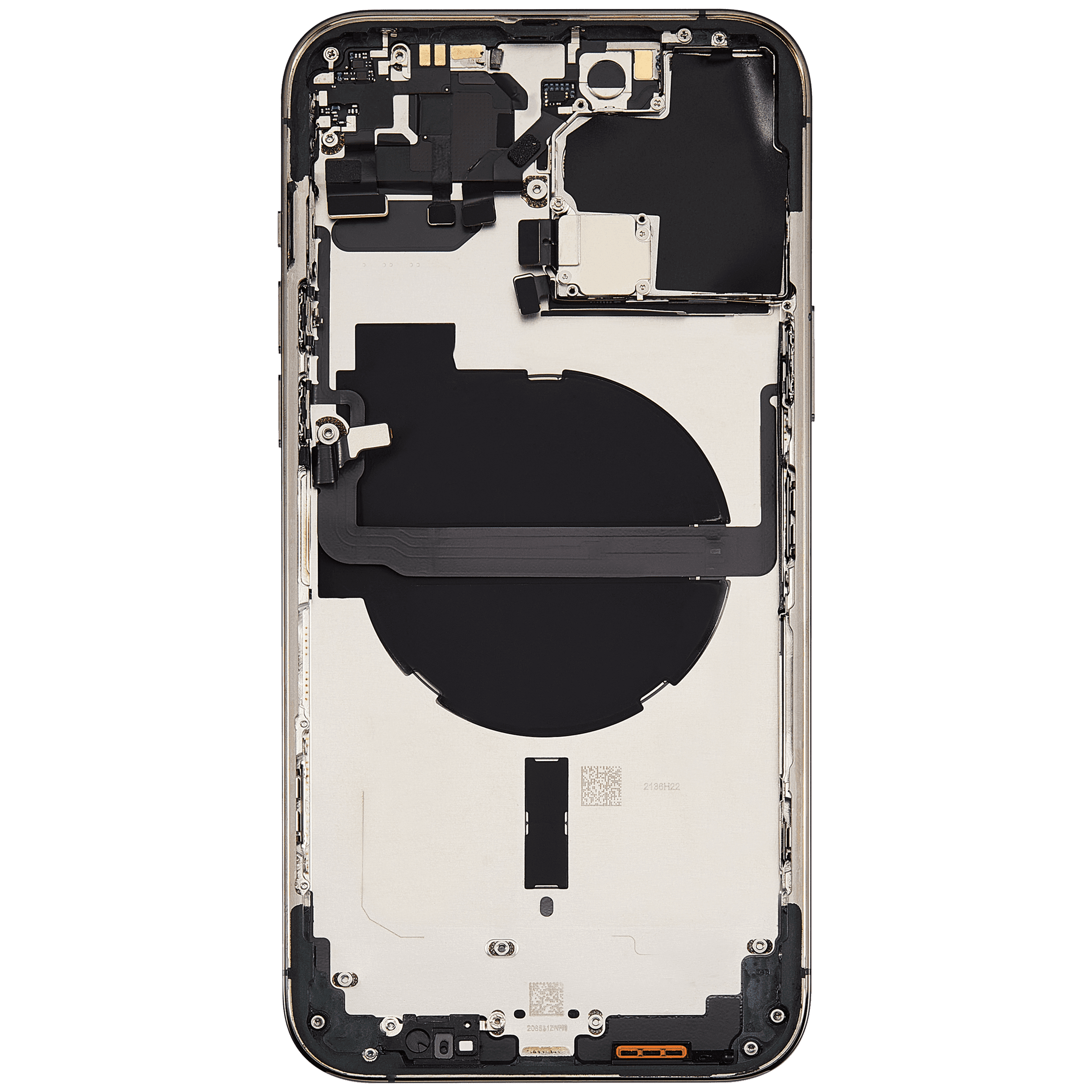 Back Housing W/ Small Components Pre-Installed Compatible For iPhone 13 Pro Max (International Version) (Used OEM Pull: Grade C) (Alpine Green)