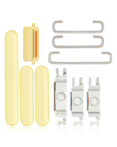 Hard Buttons (Power / Volume / Switch) Compatible For iPhone 11 (Yellow)