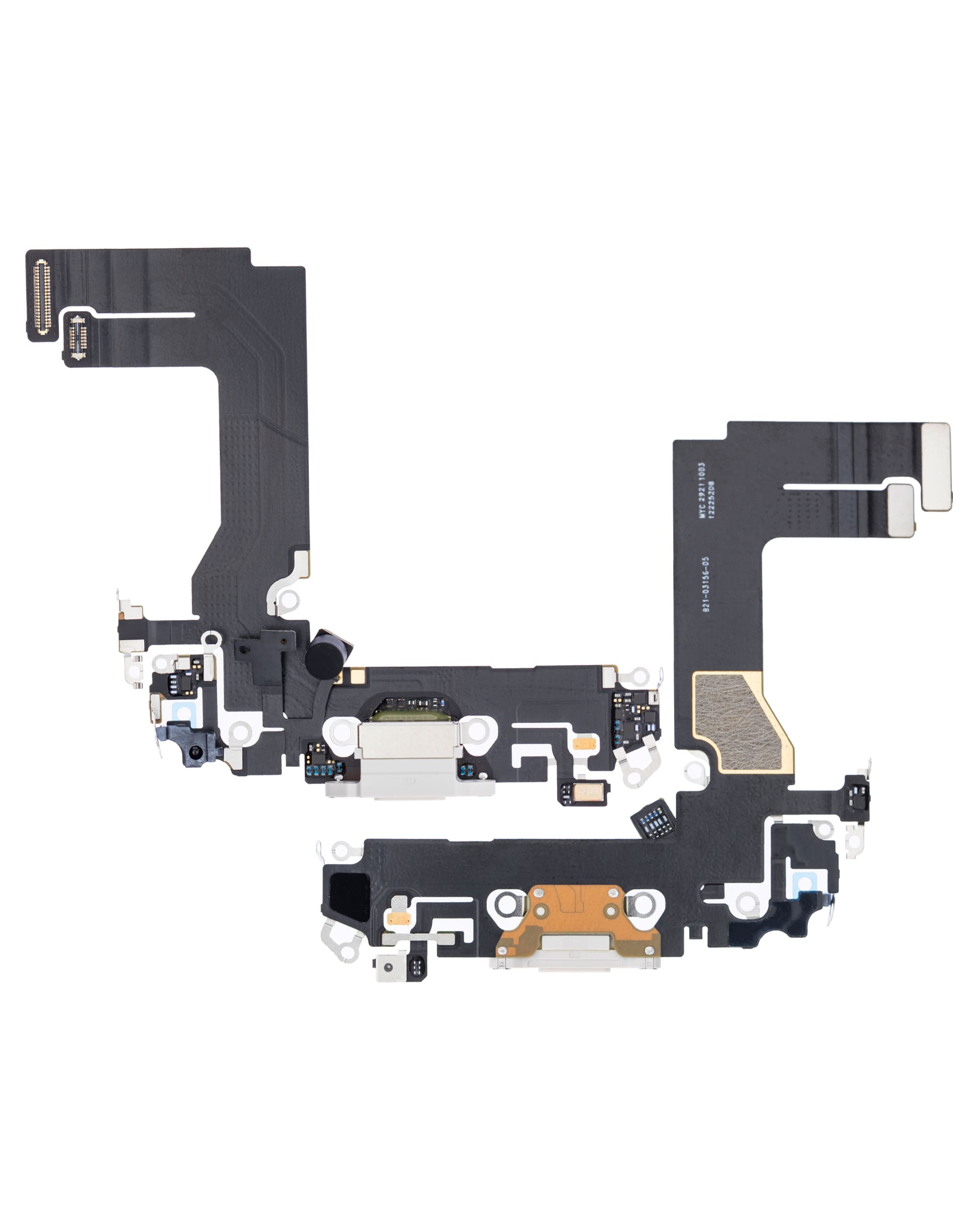 Charging Port Flex Cable Compatible For iPhone 13 Mini (Premium) (Starlight)