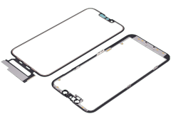 4 in 1 With Frame Included (Front Glass + OCA + Short Touch + OCA Pre-Installed) Compatible For iPhone 13 (OCA Master)