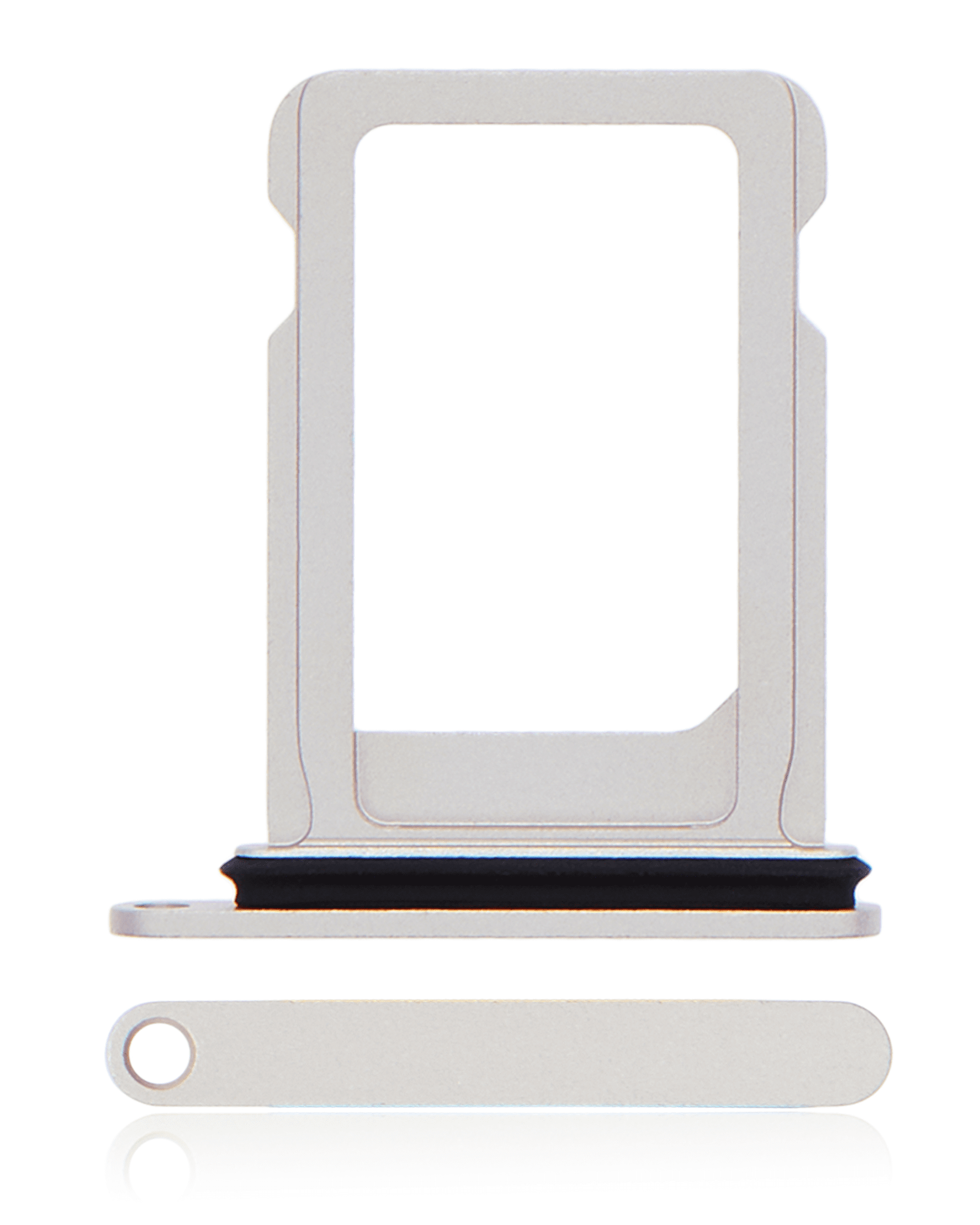 Single Sim Card Tray Compatible For iPhone 12 Mini / 13 Mini (White)