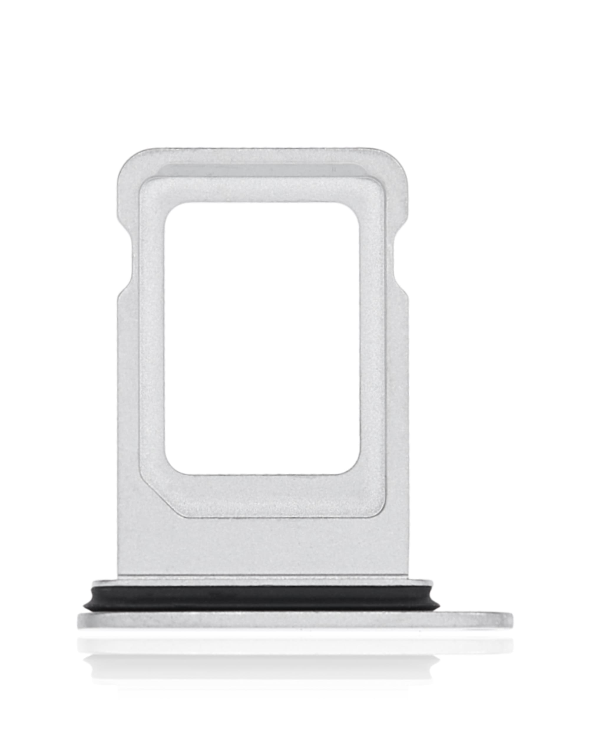 Dual Sim Card Tray Compatible For iPhone 13 Pro / 13 Pro Max (Silver)