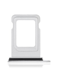 Dual Sim Card Tray Compatible For iPhone 13 Pro / 13 Pro Max (Silver)