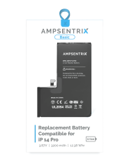 Replacement Battery Compatible For iPhone 14 Pro (AmpSentrix Basic)