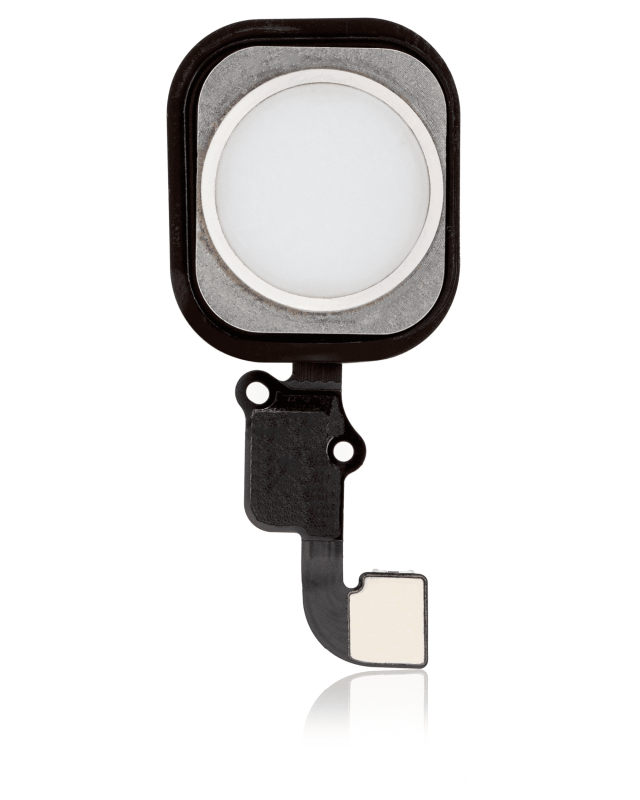 Home Button With Flex Compatible For iPhone 6 / 6 Plus (Silver)
