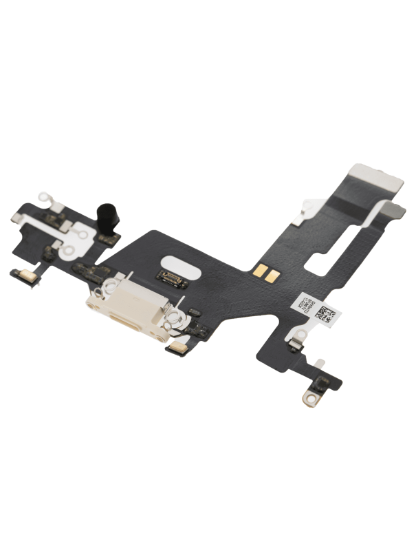 Charging Port Flex Cable Compatible For iPhone 11 (Aftermarket Plus) (White)
