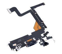 Charging Port Flex Cable Compatible For iPhone 13 Pro (Premium) (Sierra Blue)