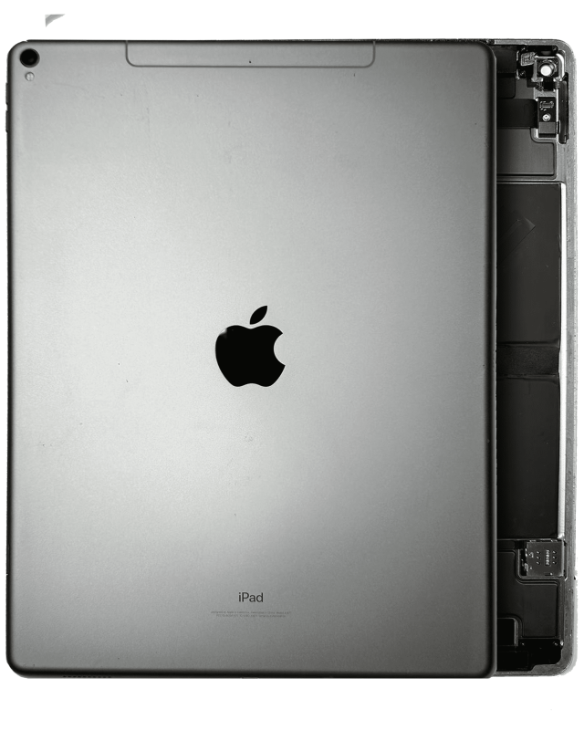 Back Housing W/ Small Components Pre-Installed Compatible For iPad Pro 12.9 2nd Gen (WIFI cellular) (Used OEM Pull: Grade C) (Space Gray)