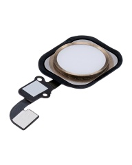 Home Button With Flex Compatible For iPhone 6 / 6 Plus (Gold)
