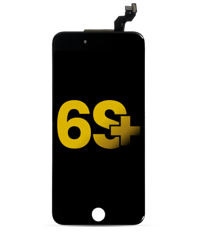 LCD Assembly With Steel Plate Compatible For iPhone 6S Plus (Premium) (Black)