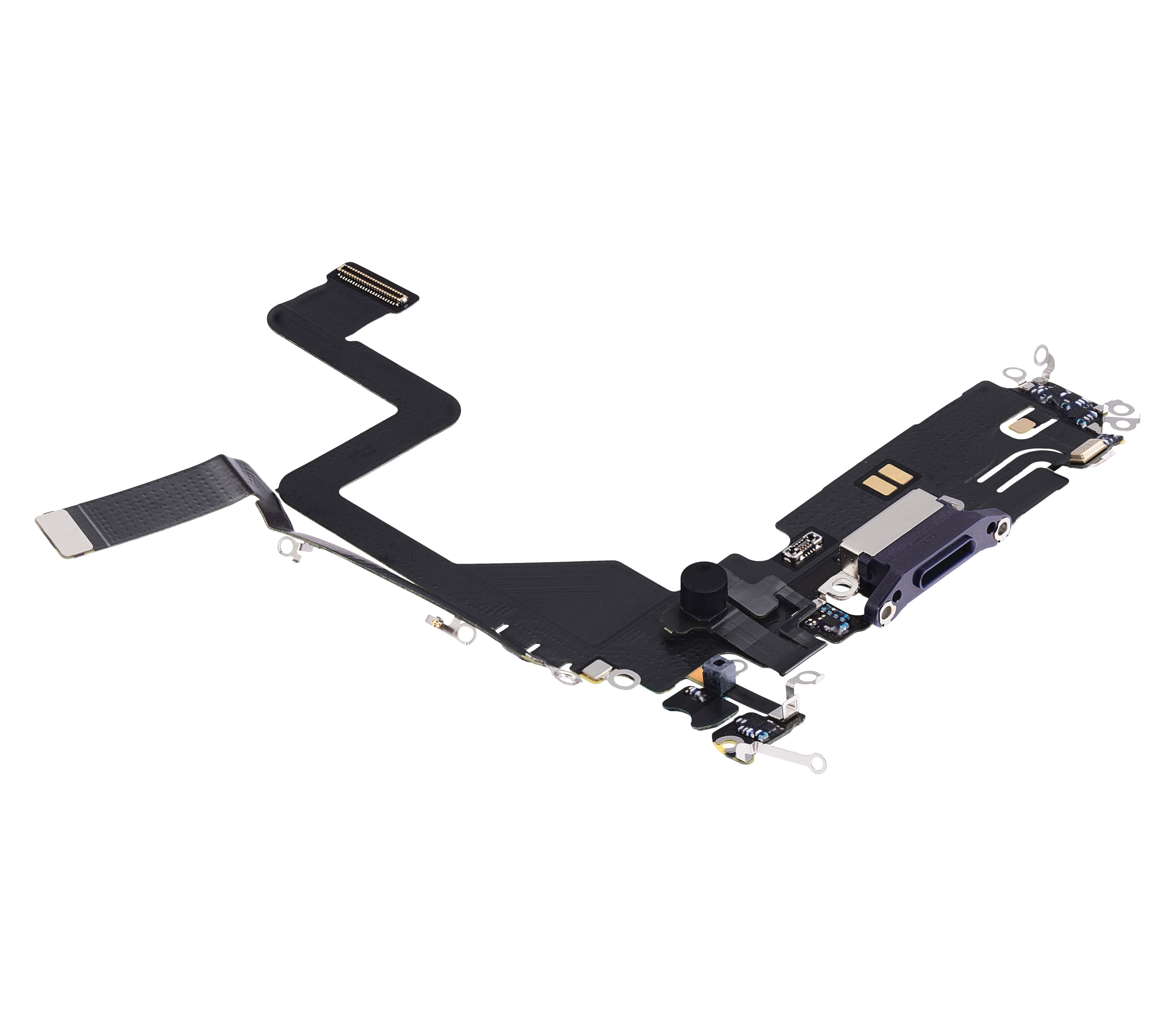 Charging Port Flex Cable Compatible For iPhone 14 Pro (Premium) (Deep Purple)
