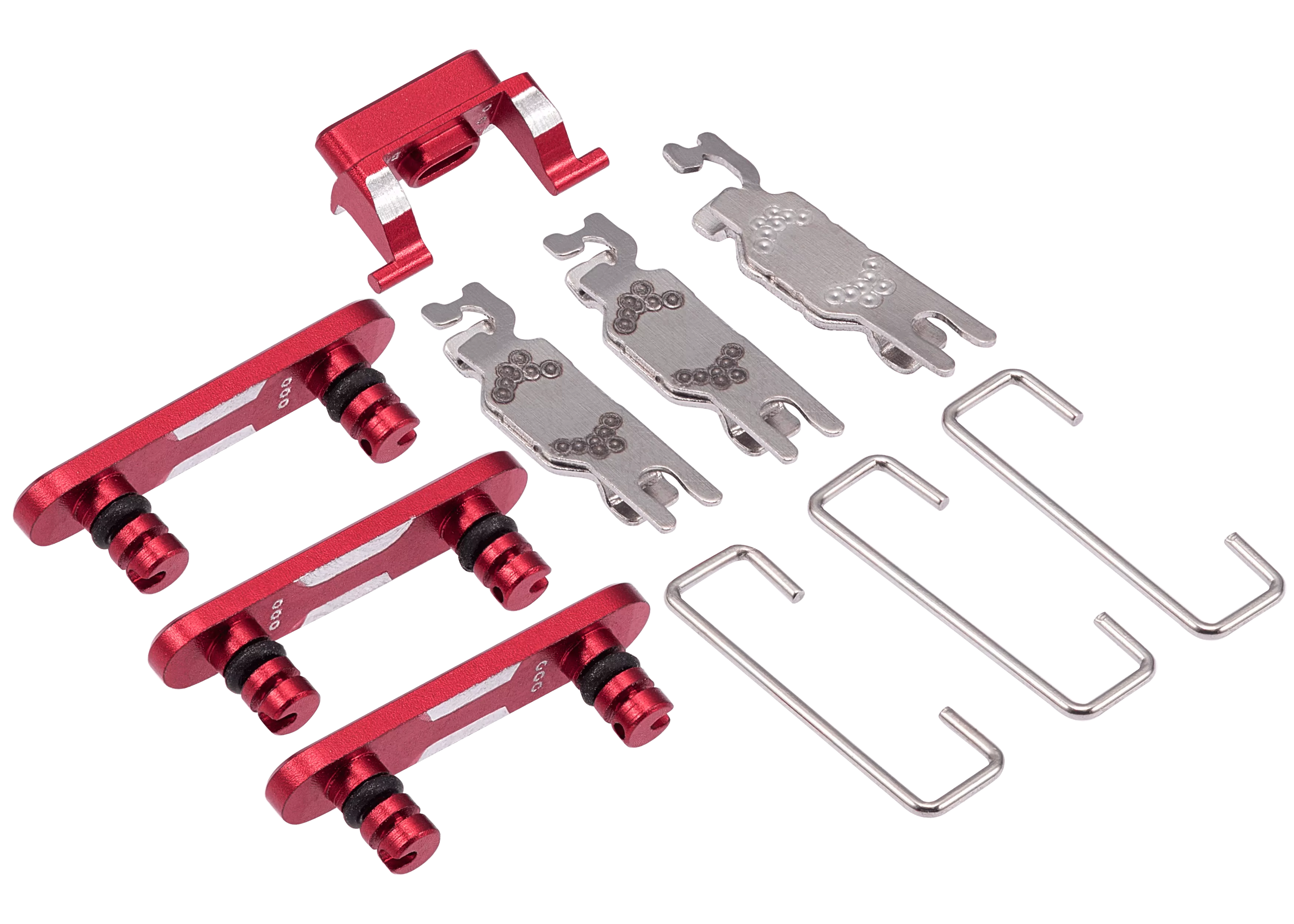 Hard Buttons (Power / Volume / Switch) Compatible For iPhone SE (2022) (Red)