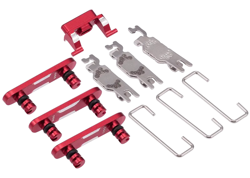 Hard Buttons (Power / Volume / Switch) Compatible For iPhone SE (2022) (Red)