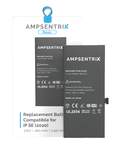 Replacement Battery Compatible For iPhone SE (2020) (AmpSentrix Basic)