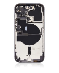 Back Housing W/ Small Pre-Installed Compatible For iPhone 14 Pro (U.S Version) (Used OEM Pull: Grade A) (Deep Purple)