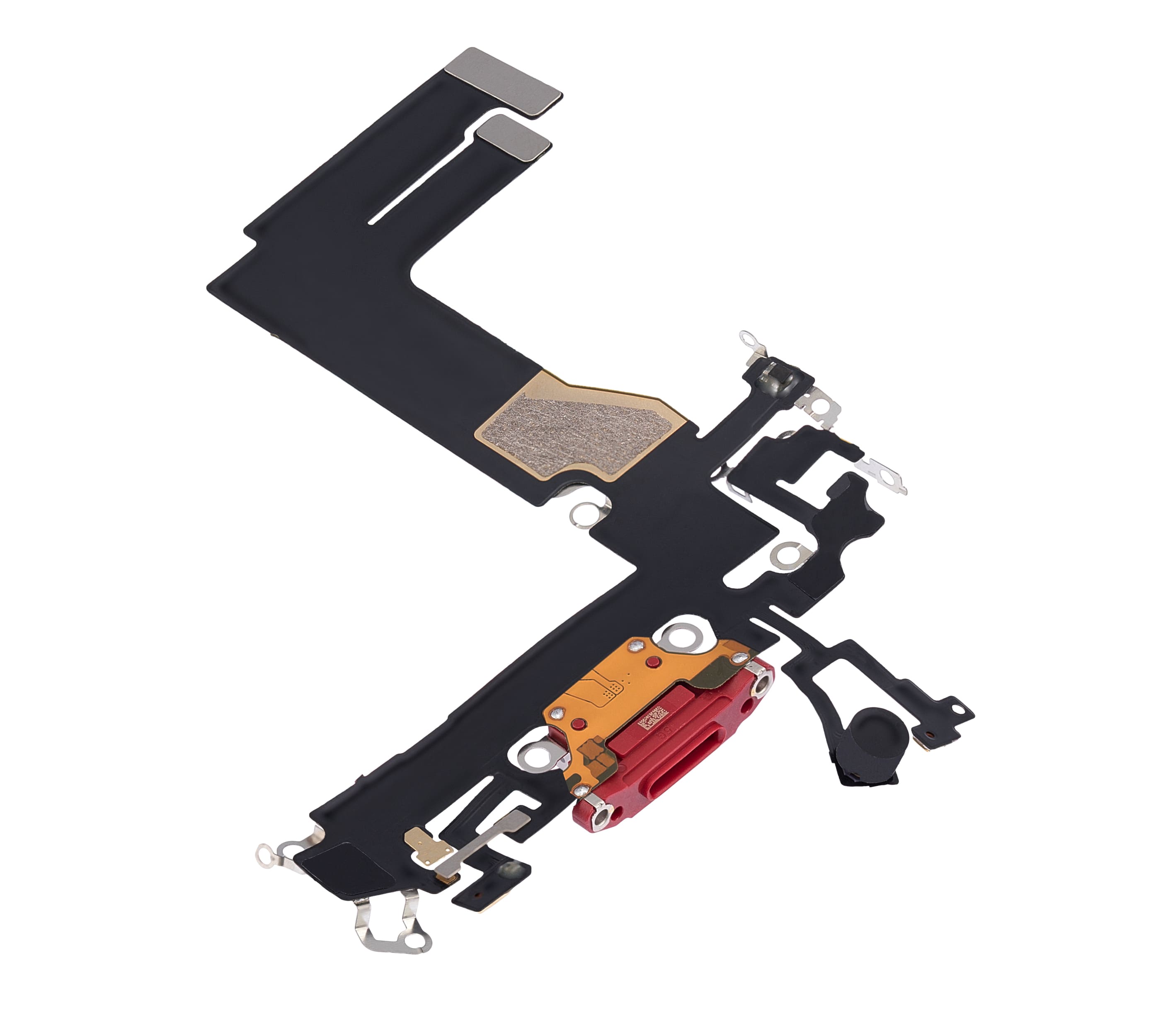 Charging Port Flex Cable Compatible For iPhone 13 Mini (Aftermarket Plus) (Red)