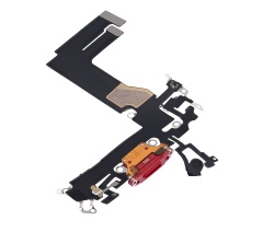 Charging Port Flex Cable Compatible For iPhone 13 Mini (Aftermarket Plus) (Red)
