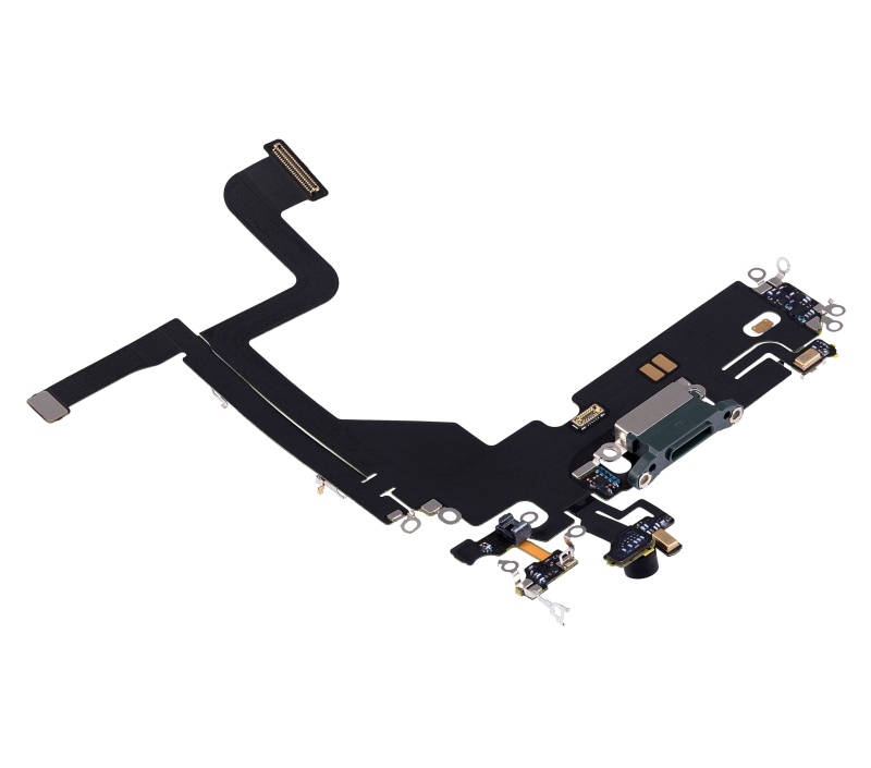 Charging Port Flex Cable Compatible For iPhone 13 Pro (Premium) (Alpine Green)