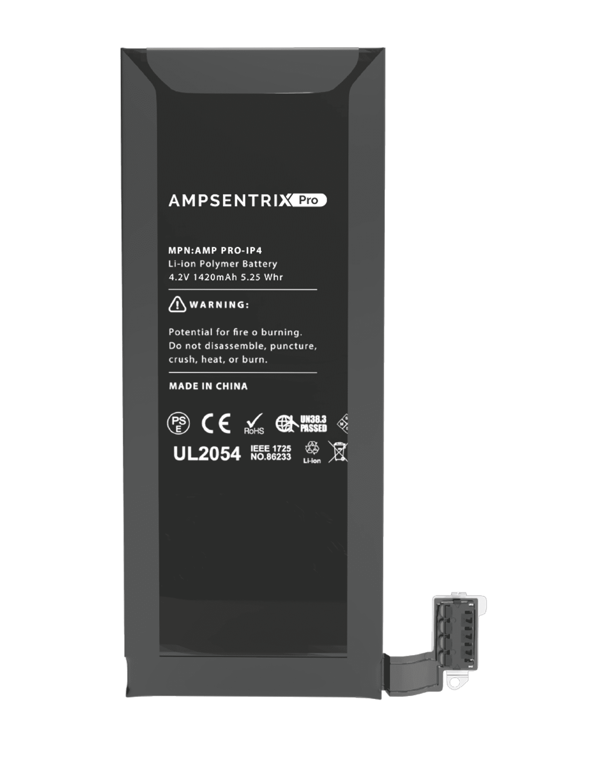 Replacement Battery Compatible For iPhone 4 (AmpSentrix Pro)
