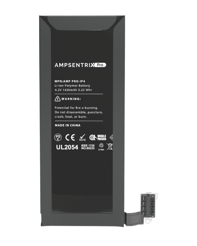 Replacement Battery Compatible For iPhone 4 (AmpSentrix Pro)
