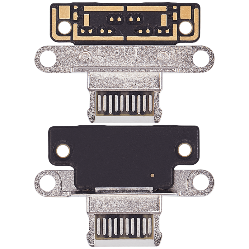 Charging Port Only Compatible For iPad Pro 11" (2018 / 2020 / 2021 / 2022) / Pro 12.9" (2018 / 2020 / 2021 / 2022) (Soldering Required) (Silver) (10 Pack)