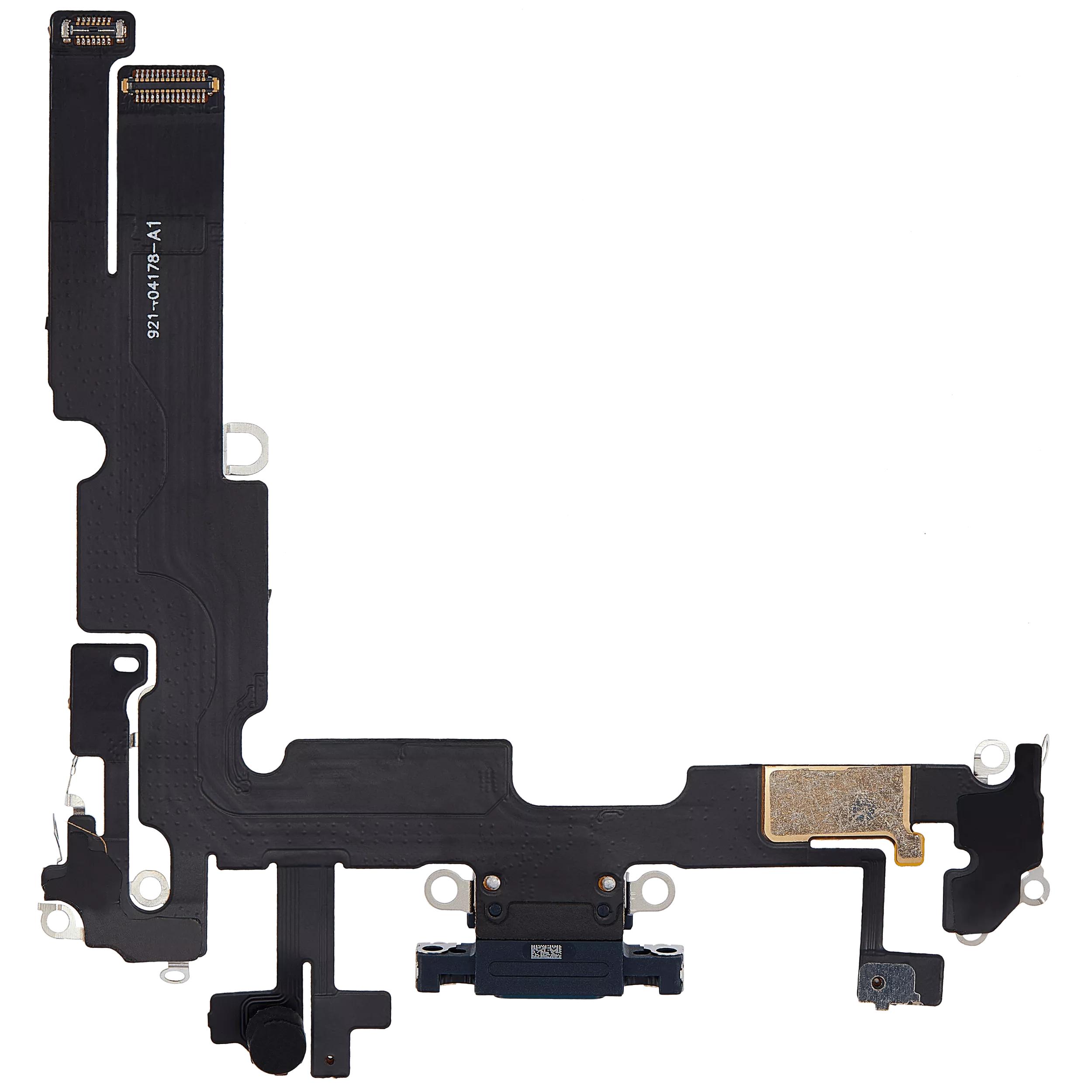 Charging Port Flex Cable Compatible For iPhone 14 Plus (Aftermarket Plus) (Midnight)