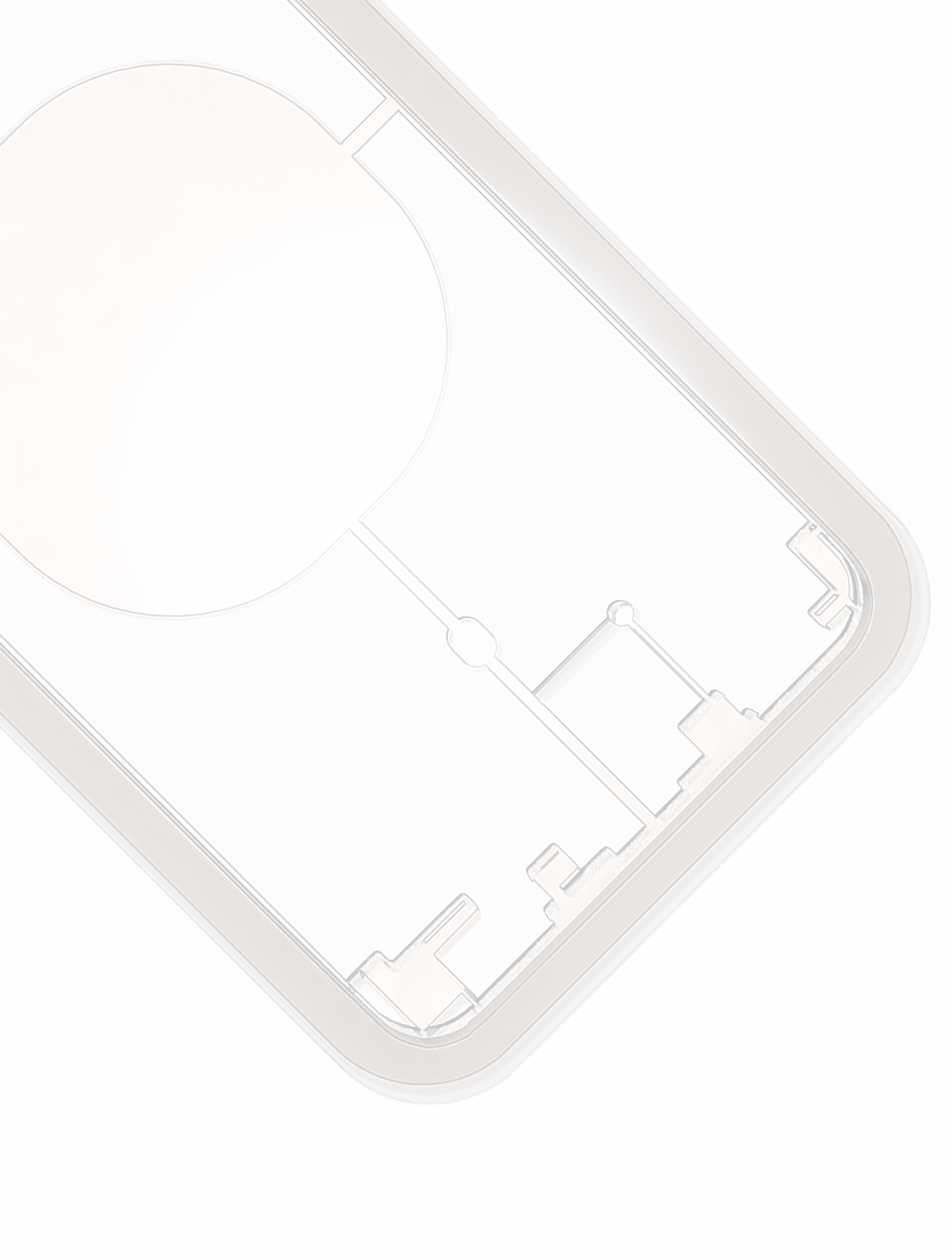 Laser Machine Protection Mold Compatible For iPhone 8 Plus (M-Triangel)