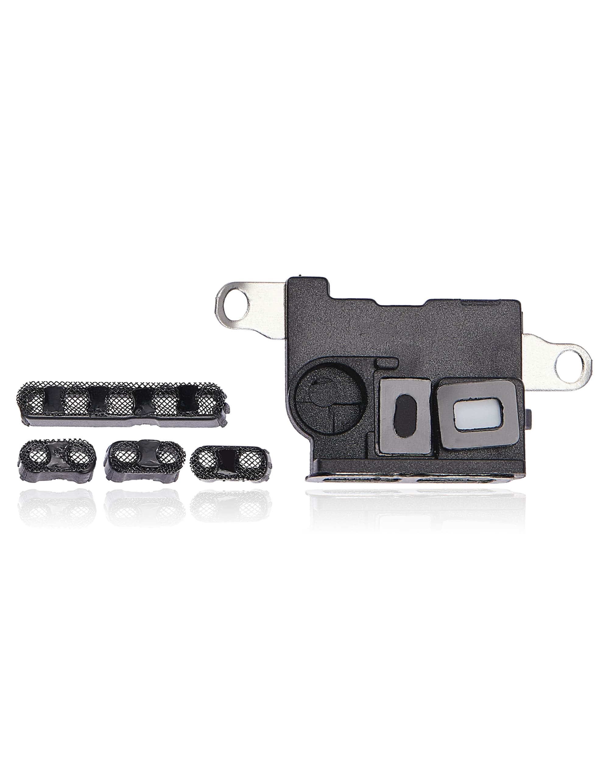Loudspeaker / Mic Mesh Compatible For iPhone 11 Pro Max (Black) (10 Pack)