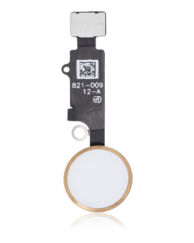 Home Button With Flex Compatible For iPhone 7 / 7 Plus / 8 / 8 Plus / SE (2020) / SE (2022) (Gold) (Warning: Compatible For Cosmetic Use Only)