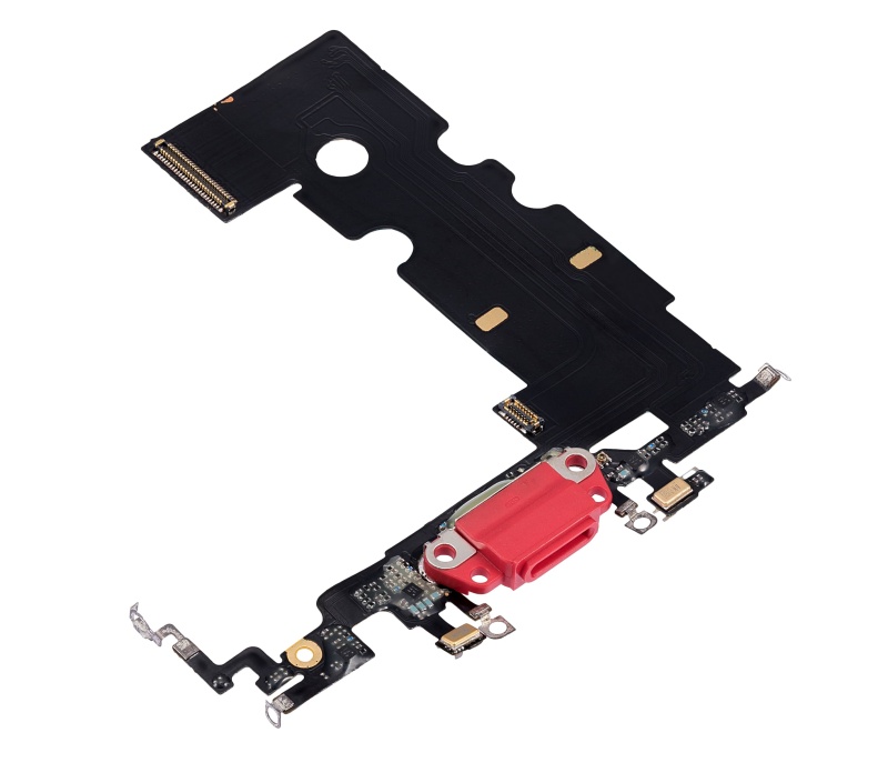 Charging Port Flex Cable Compatible For iPhone SE (2020) (Aftermarket Plus) (Red)