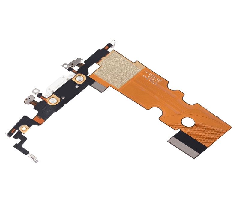 Charging Port Flex Cable Compatible For iPhone SE (2020) (Aftermarket Plus) (White)