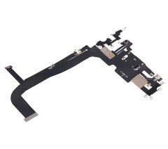 Charging Port Flex Cable Compatible For iPhone 13 Pro Max (Aftermarket Plus) (Graphite)