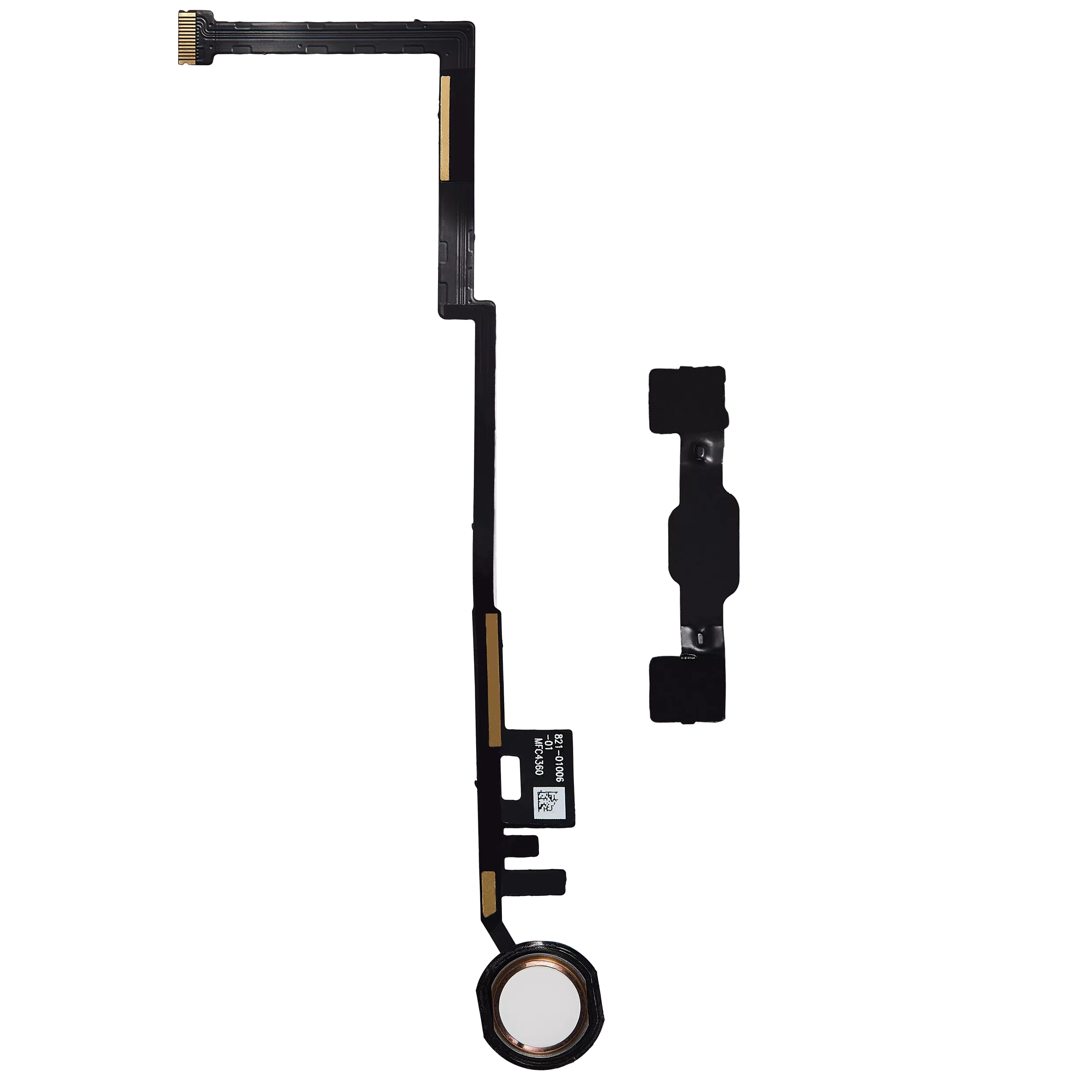 Home Button Flex Cable Compatible For iPad 5 (2017) / iPad 6 (2018) (Aftermarket Plus) (Rose Gold)