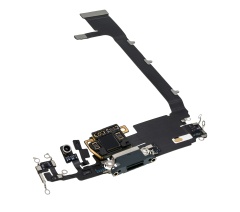 Charging Port Flex Cable With Board Compatible For iPhone 11 Pro Max (Premium) (Midnight Green)