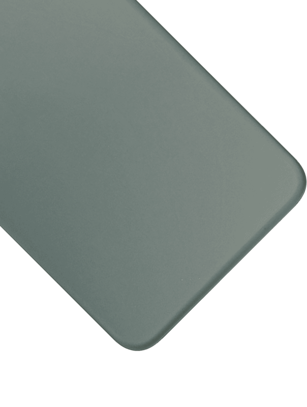 Back Glass With 3M Adhesive Compatible For iPhone 11 Pro Max (No Logo / Large Camera Hole) (Midnight Green)