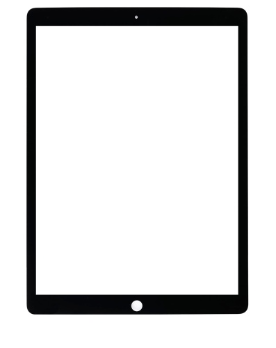 Front Glass Only Compatible For iPad Pro 12.9" 2nd Gen (2017) (Black) (Glass Separation Required)