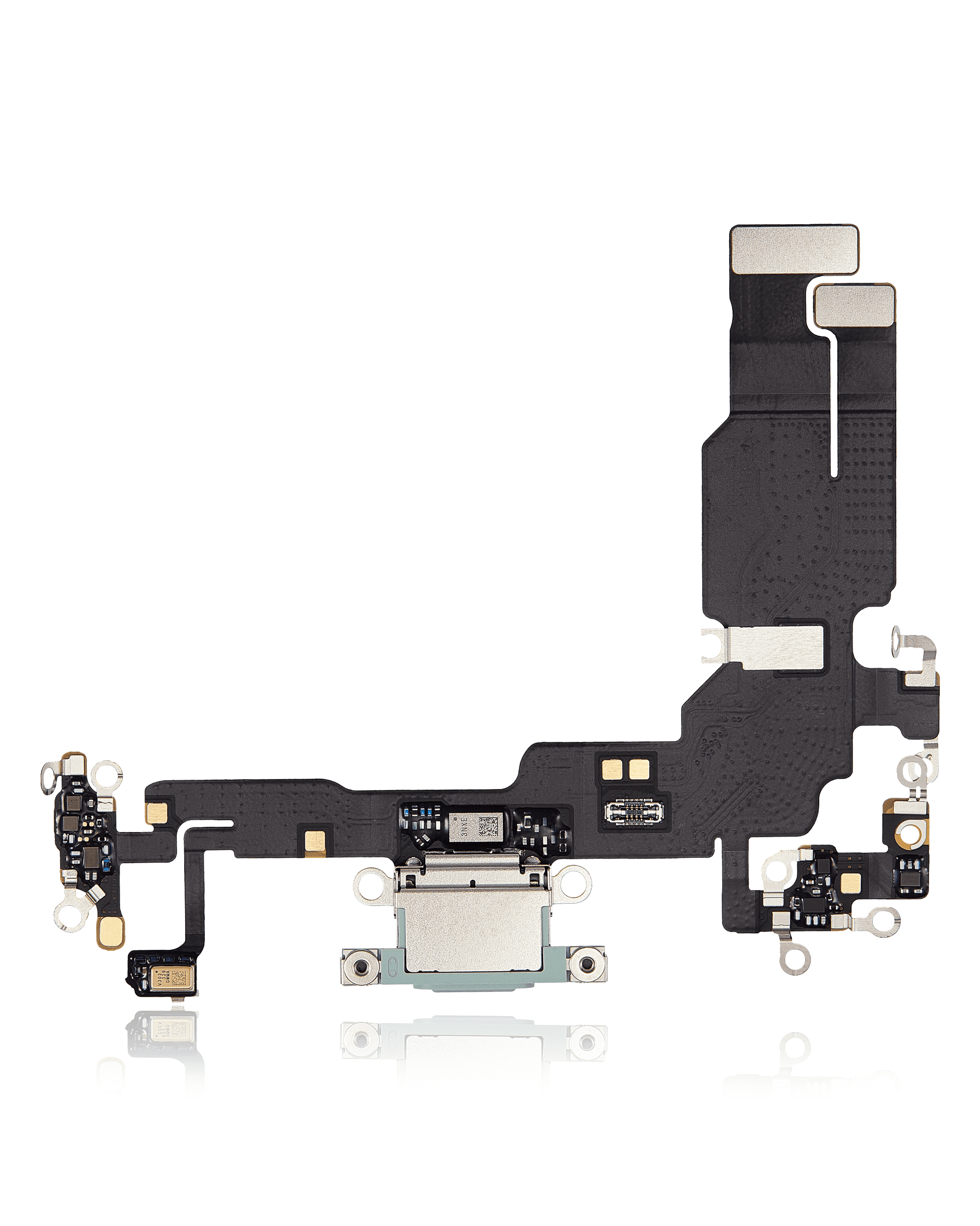 Charging Port Flex Cable Compatible For iPhone 15 (Premium) (Green)