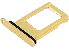 Single Sim Card Tray Compatible For iPhone 14 / 14 Plus (Yellow)