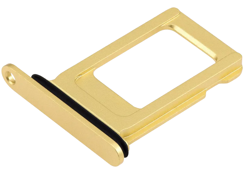 Single Sim Card Tray Compatible For iPhone 14 / 14 Plus (Yellow)