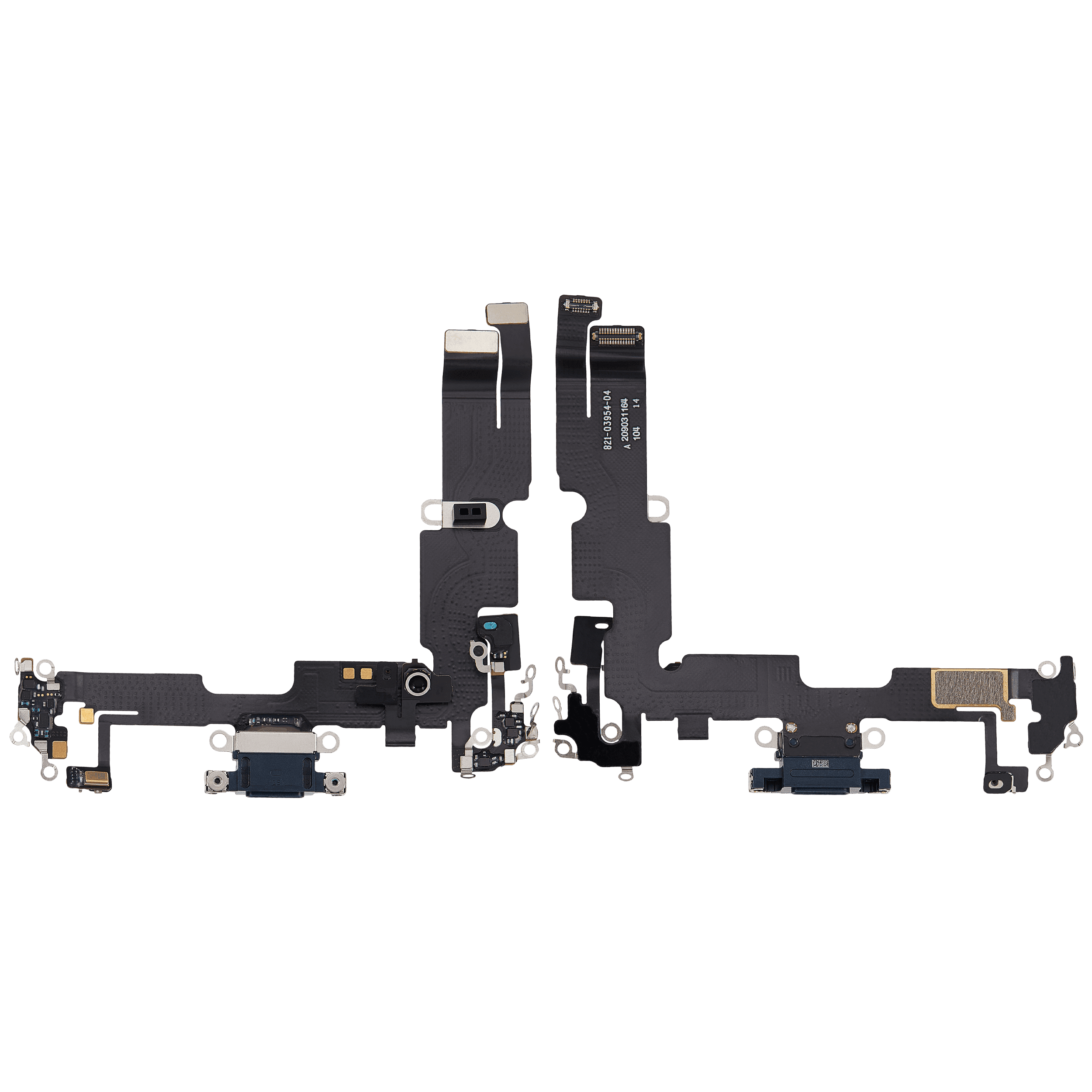 Charging Port Flex Cable Compatible For iPhone 14 Plus (Used OEM Pull) (Midnight)