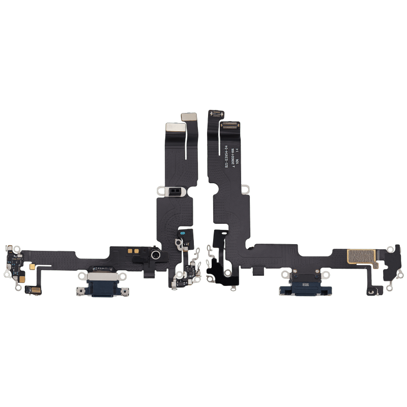 Charging Port Flex Cable Compatible For iPhone 14 Plus (Used OEM Pull) (Midnight)