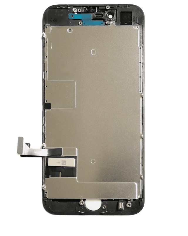 LCD Assembly With Steel Plate Compatible For iPhone 8 / SE (2020 / 2022) (Aftermarket Pro: XO7 Incell) (Black)